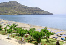 The Alianthos Beach Hotel in Crete, Plakias
